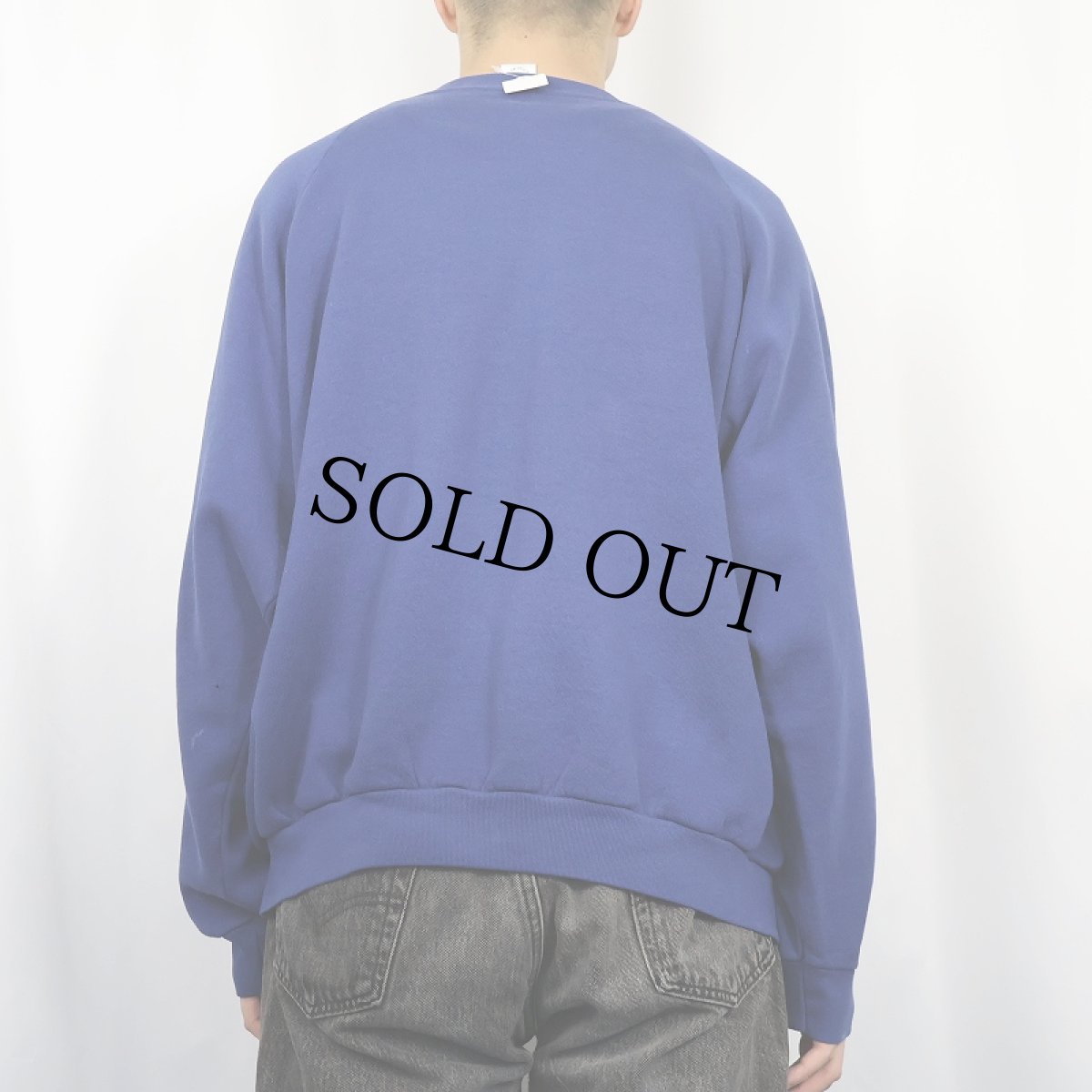 画像3: 90's FRUIT OF THE LOOM USA製 無地ラグランスウェット 3XL (3)