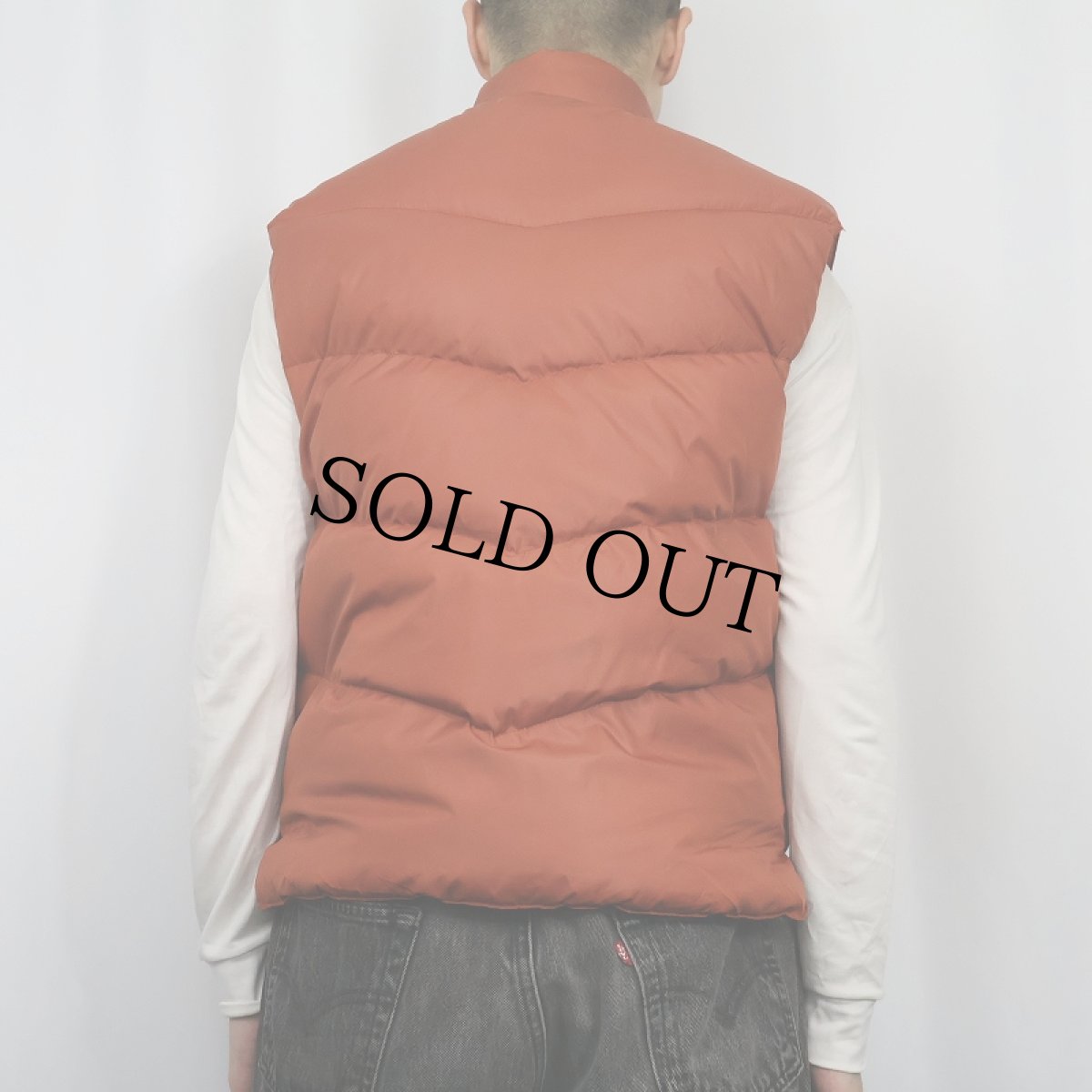 画像3: 80's Campus ダウンベスト L (3)