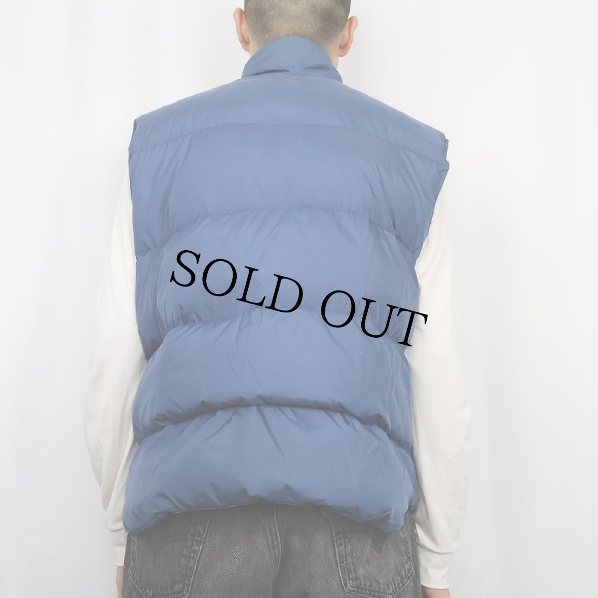 画像3: 80〜90's L.L.Bean ナイロンダウンベスト L (3)