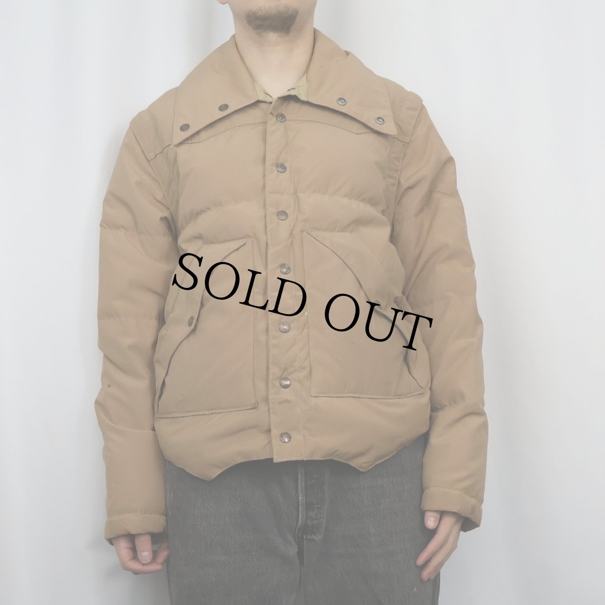 画像2: 70's DOWN by Schott 2WAY ドッキング ウエスタンダウンジャケット L (2)