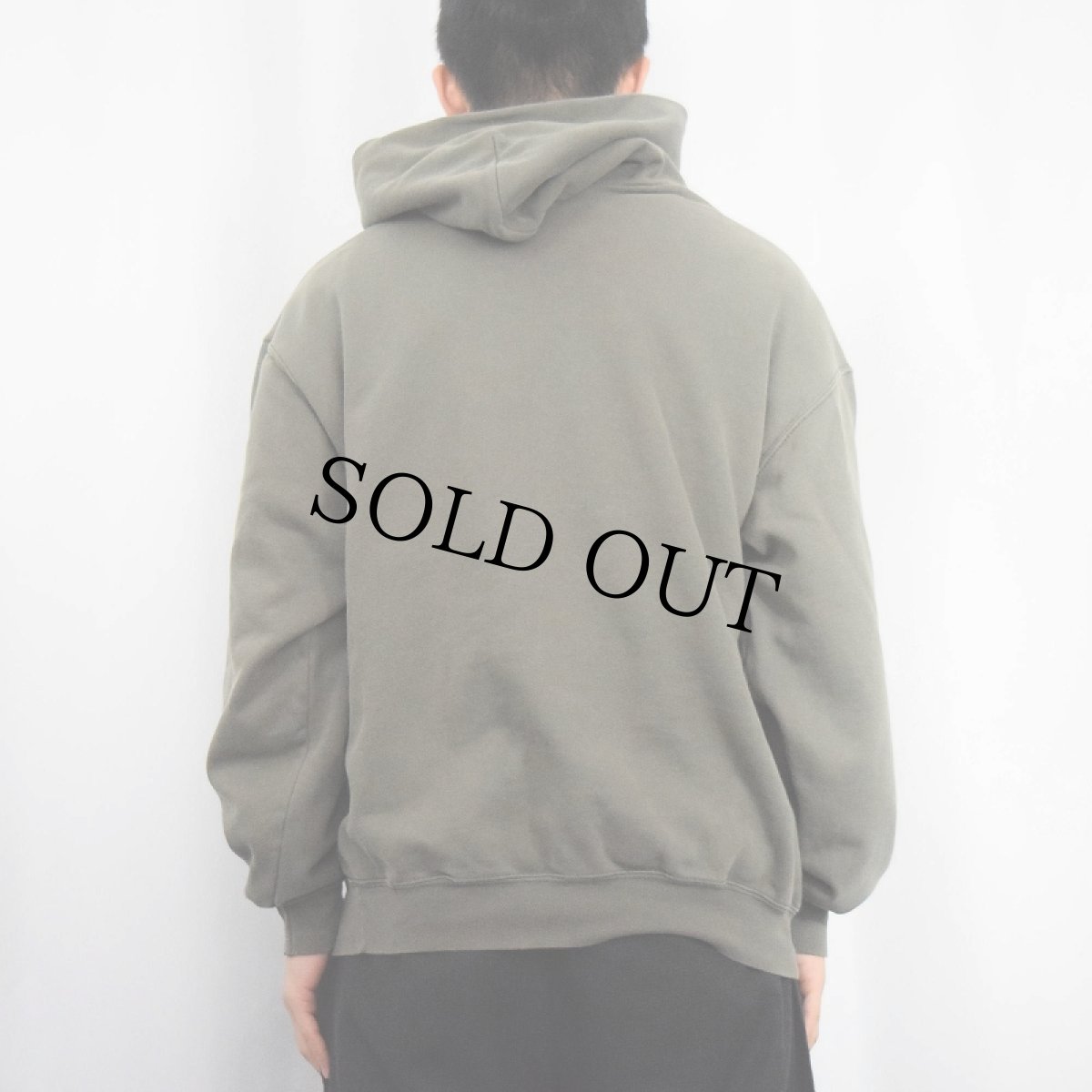 画像3: UNDERGROUND ロンドン地下鉄 ロゴプリントスウェットフーディー L (3)