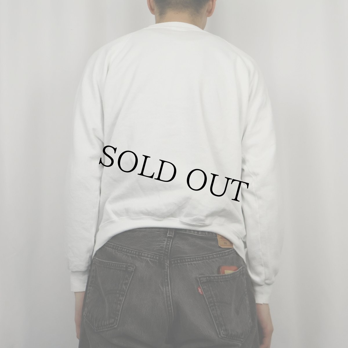 画像3: 80's USA製 "WE LOVE GRANDMA" メモリアルフォトプリントスウェット L (3)