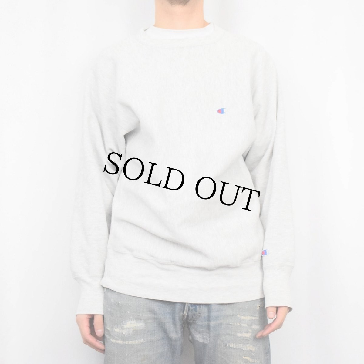 画像2: 90's Champion REVERSE WEAVE USA製 目付きスウェット XL (2)