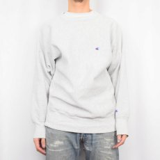 画像2: 90's Champion REVERSE WEAVE USA製 目付きスウェット XL (2)