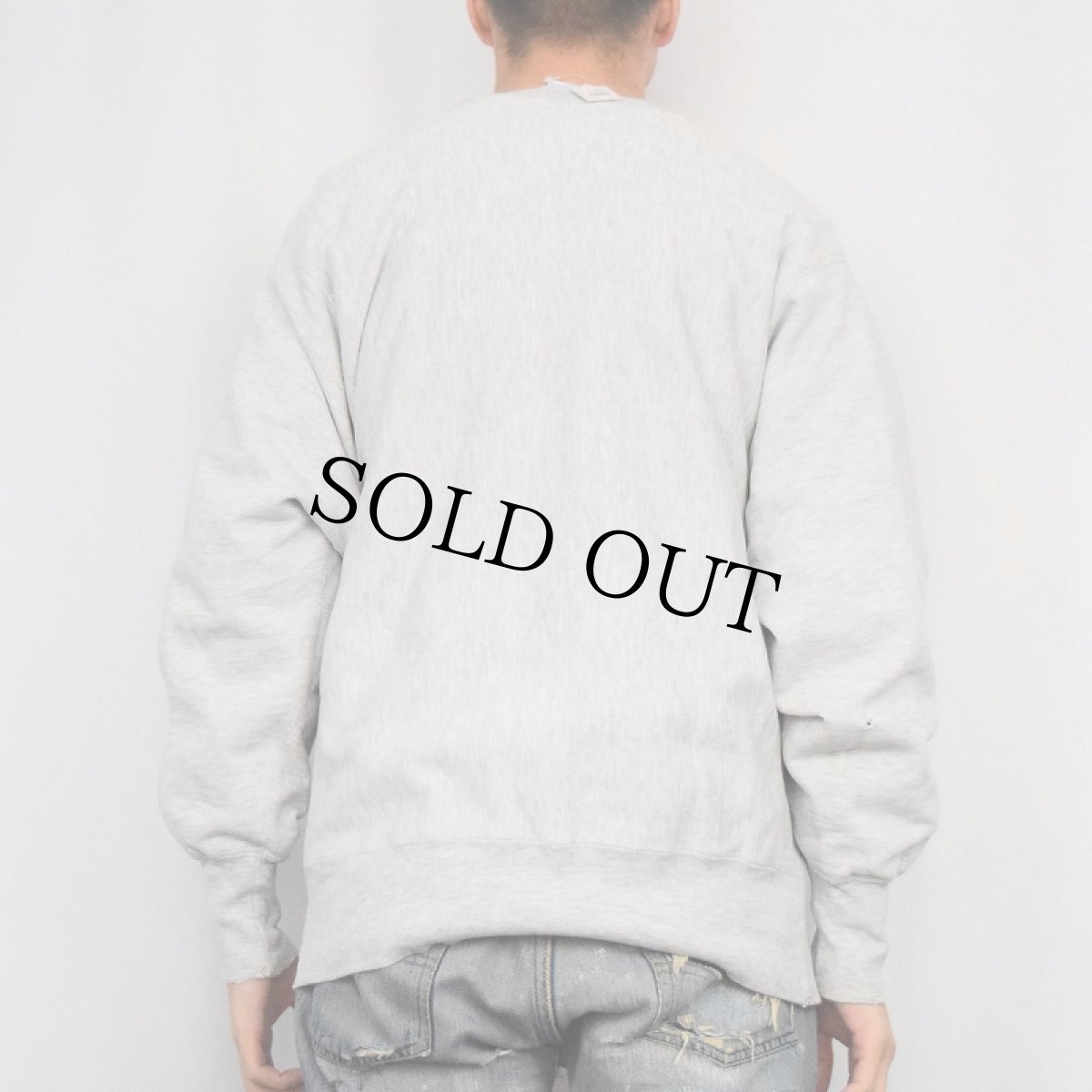 画像3: 90's Champion REVERSE WEAVE USA製 "MICHIGAN LAW" 染み込みプリントスウェット XL (3)