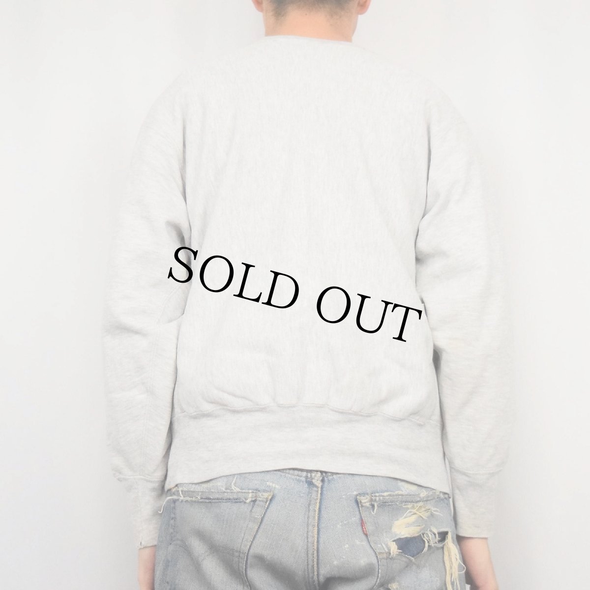 画像3: 90's Champion REVERSE WEAVE USA製 "WESTMINSTER" 染み込みプリントスウェット M (3)