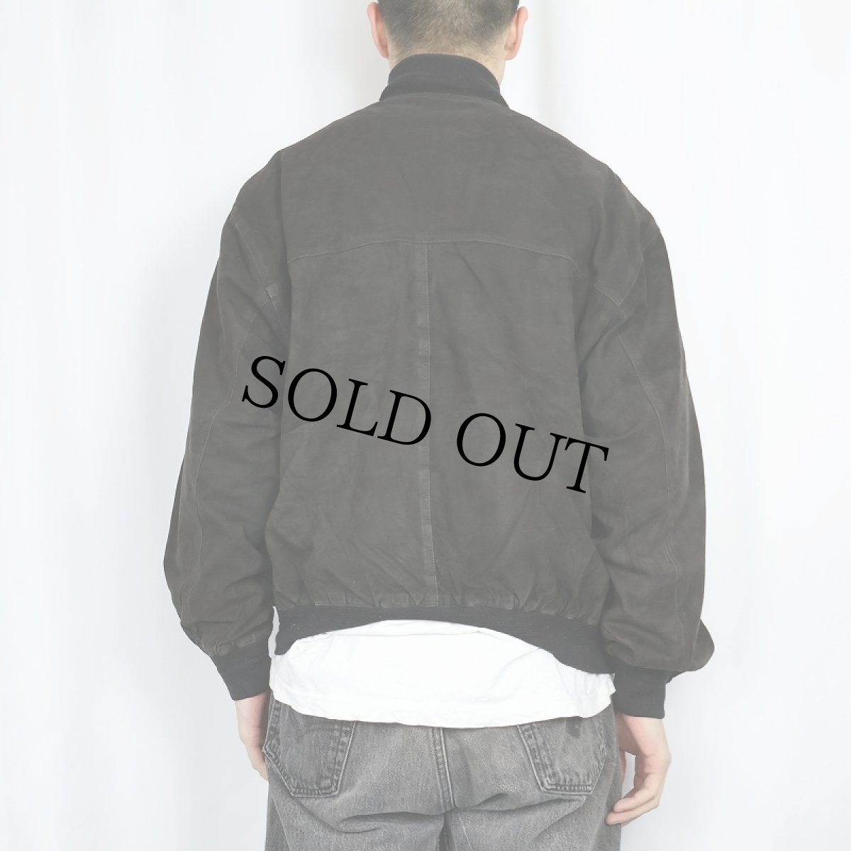 画像3: ROBERT E DENIL ITALY製 スエードレザージャケット SIZE48 (3)