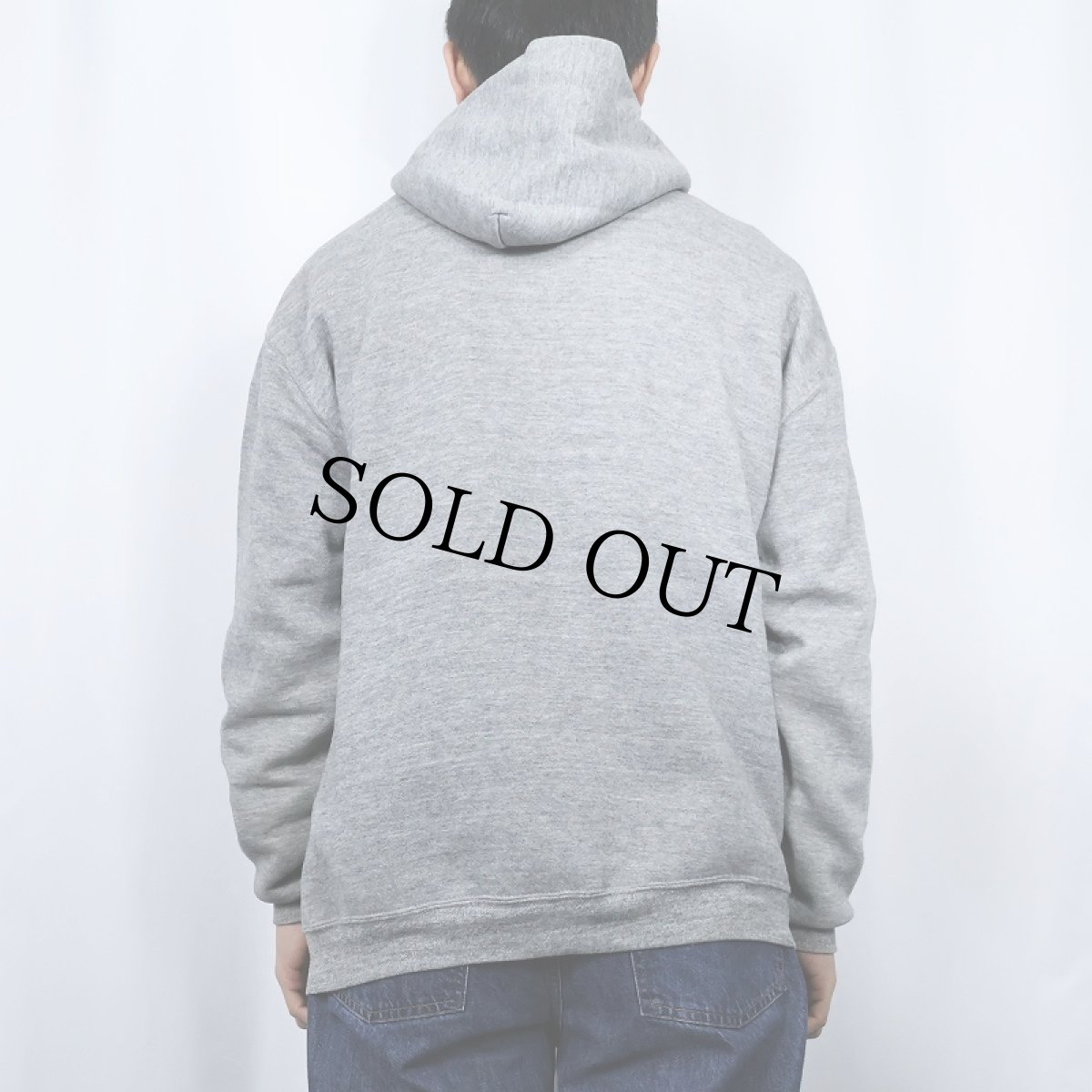 画像3: 80〜90's RUSSELL ATHLETIC "GERING HIGH TRACK" ウイングフットプリントスウェットフーディー (3)