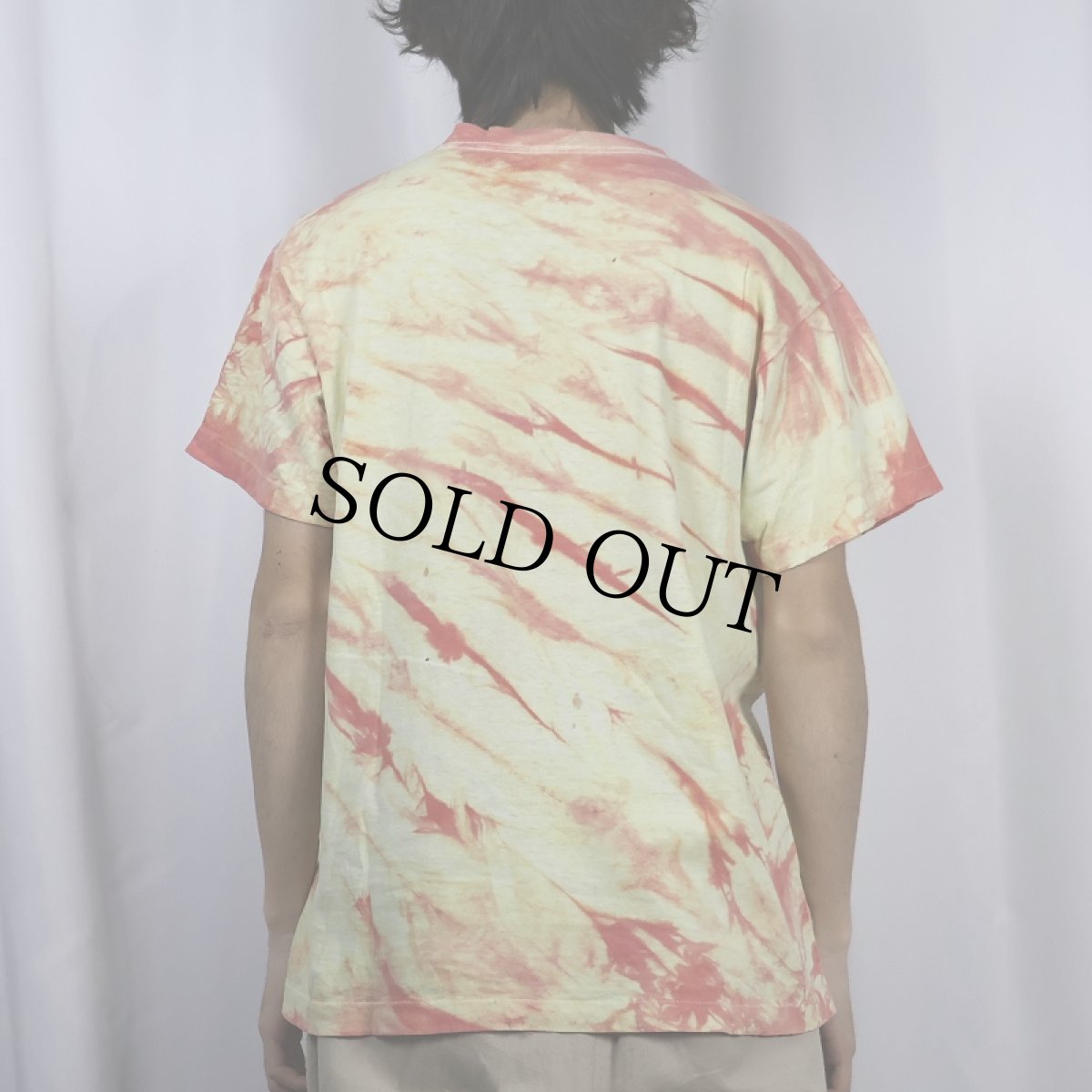 画像4: 1989 Jimi Hendrix "flying eye ball" タイダイ ミュージシャンTシャツ (4)