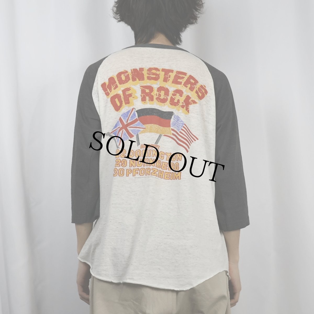 画像4: 1987 MONSTERS OF ROCK ロックフェスティバルラグランTシャツ (4)