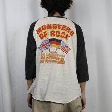 画像4: 1987 MONSTERS OF ROCK ロックフェスティバルラグランTシャツ (4)