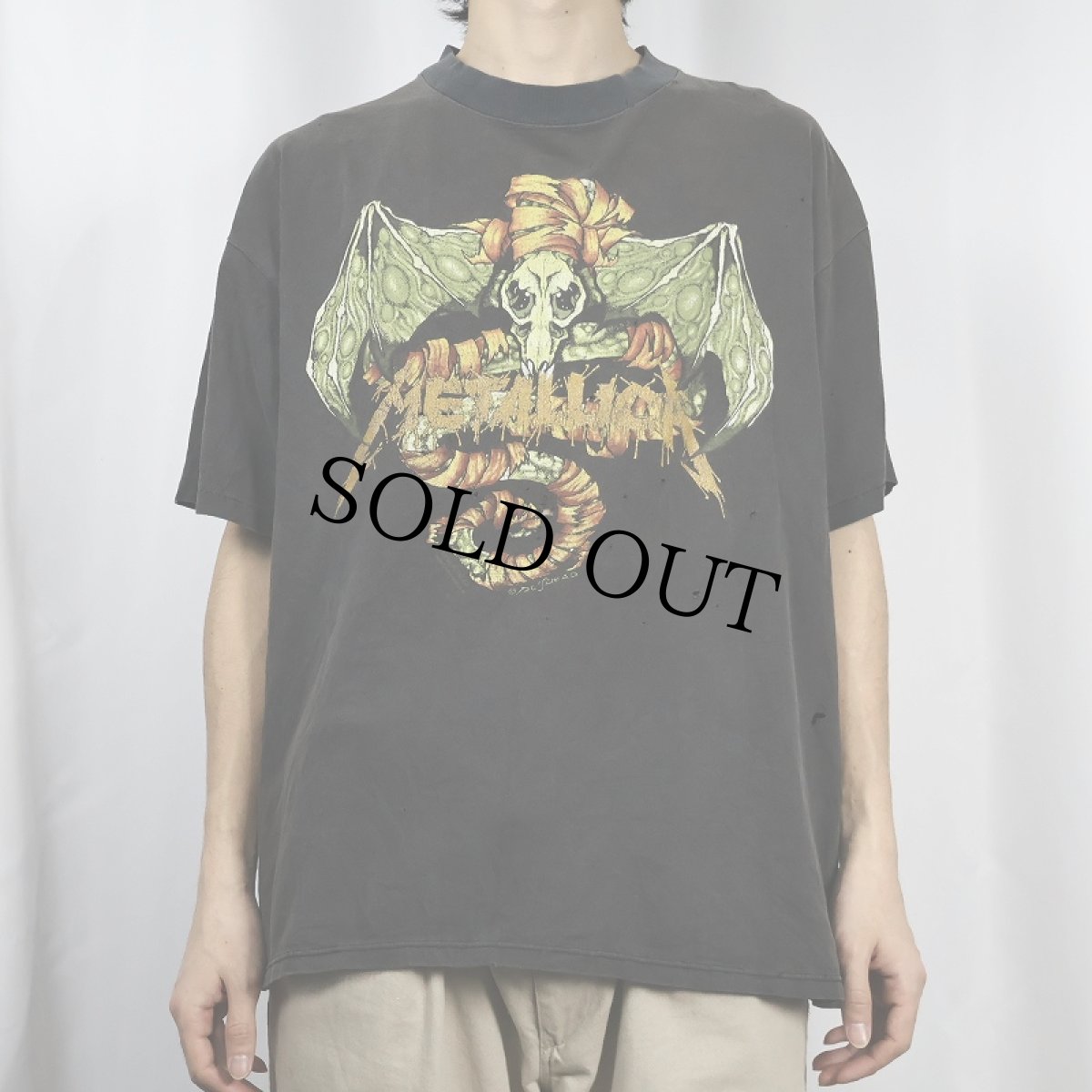 画像3: 1992 METALLICA PUSHEAD USA製 "Wherever I May Roam" ロックバンドTシャツ XL (3)