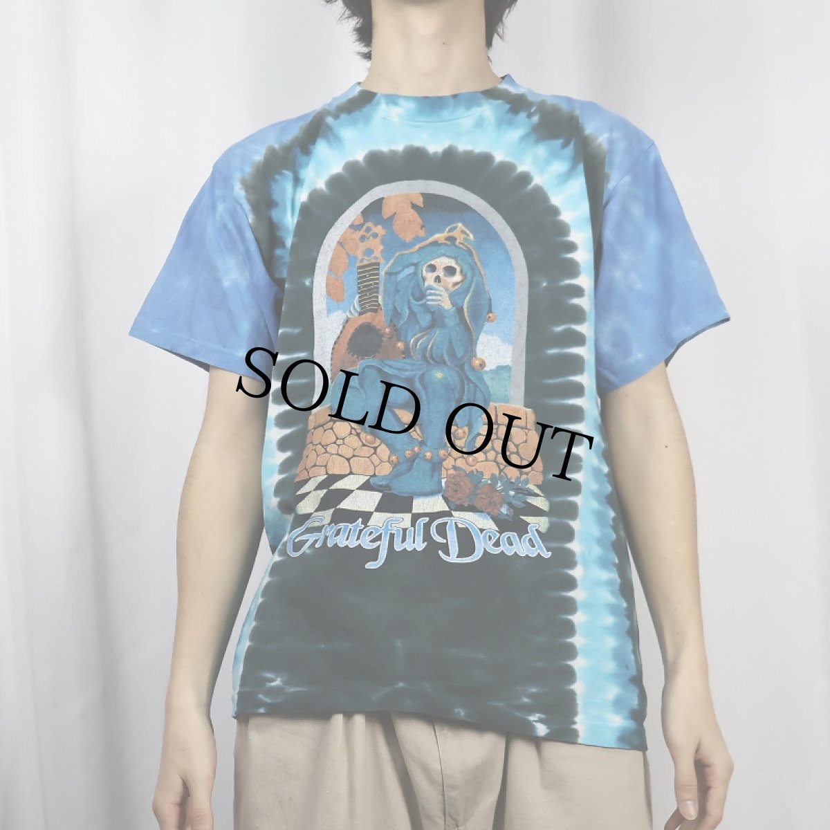 画像3: 90's GRATEFUL DEAD USA製 タイダイ ロックバンドTシャツ M (3)