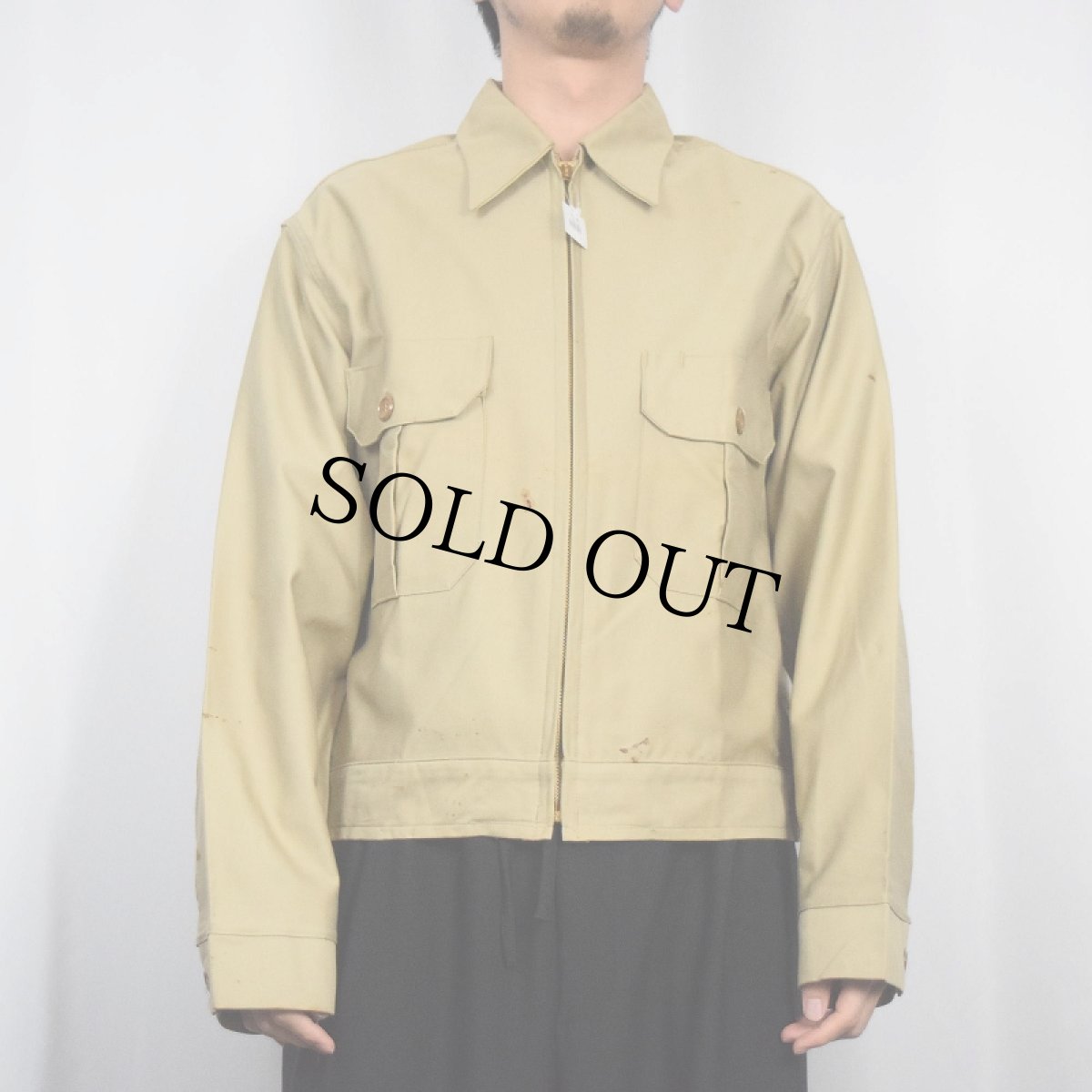 画像2: 50's HERCULES ワークジャケット SIZE42 (2)