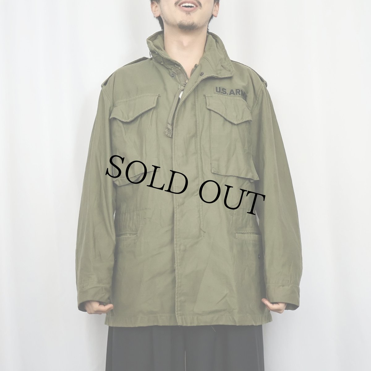 画像2: 80's U.S.ARMY M-65 フィールドジャケット 3rd SMALL-REGULAR (2)