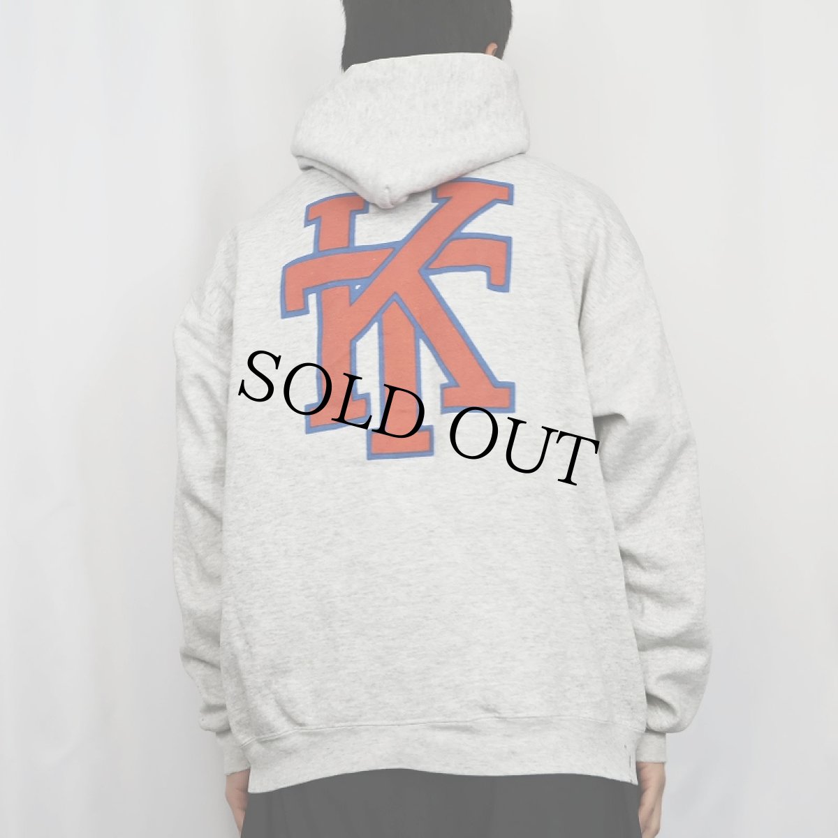 画像4: 90's TULTEX USA製 "KEANSBURG TITANS" バックプリントスウェットフーディー XL (4)