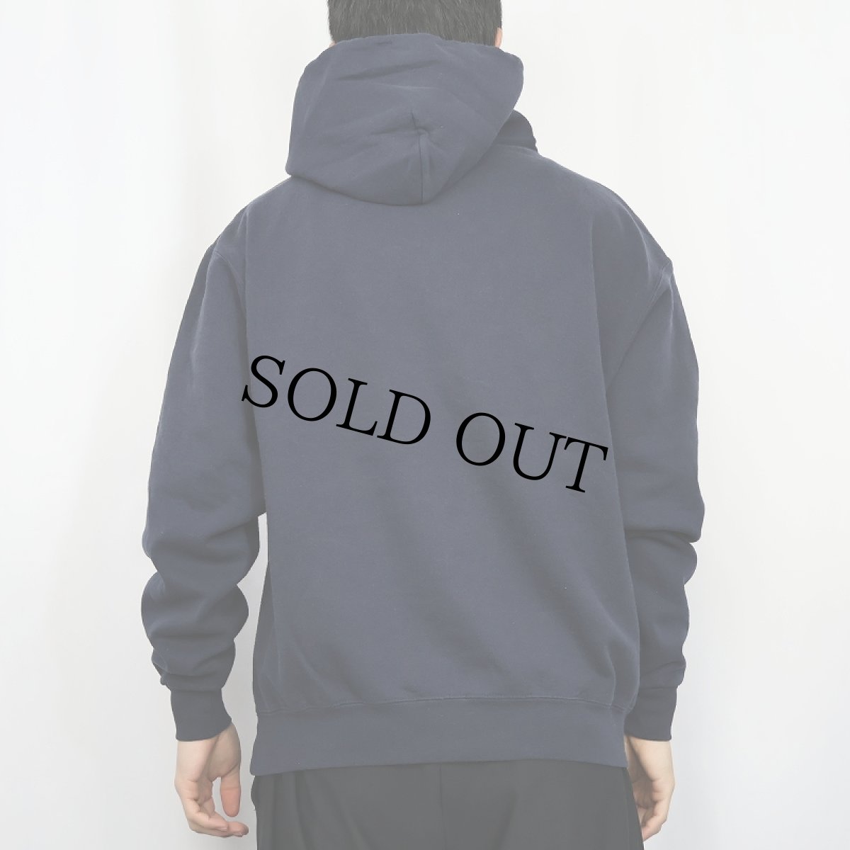 画像3: "GEORGETOWN" プリントスウェットフーディー NAVY (3)