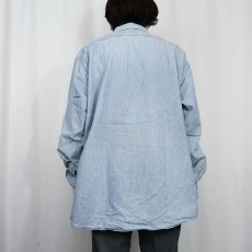 画像3: POLO Ralph Lauren "DUNGAREE WORKSHIRT" シャンブレーシャツ XL (3)
