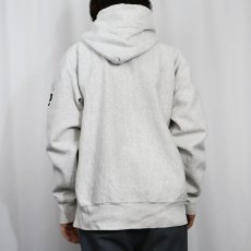 画像3: 【SALE】 90's REVERSE WEAVE TYPE "OSHKOSH FOOTBALL" プリントスウェットフーディー XL (3)