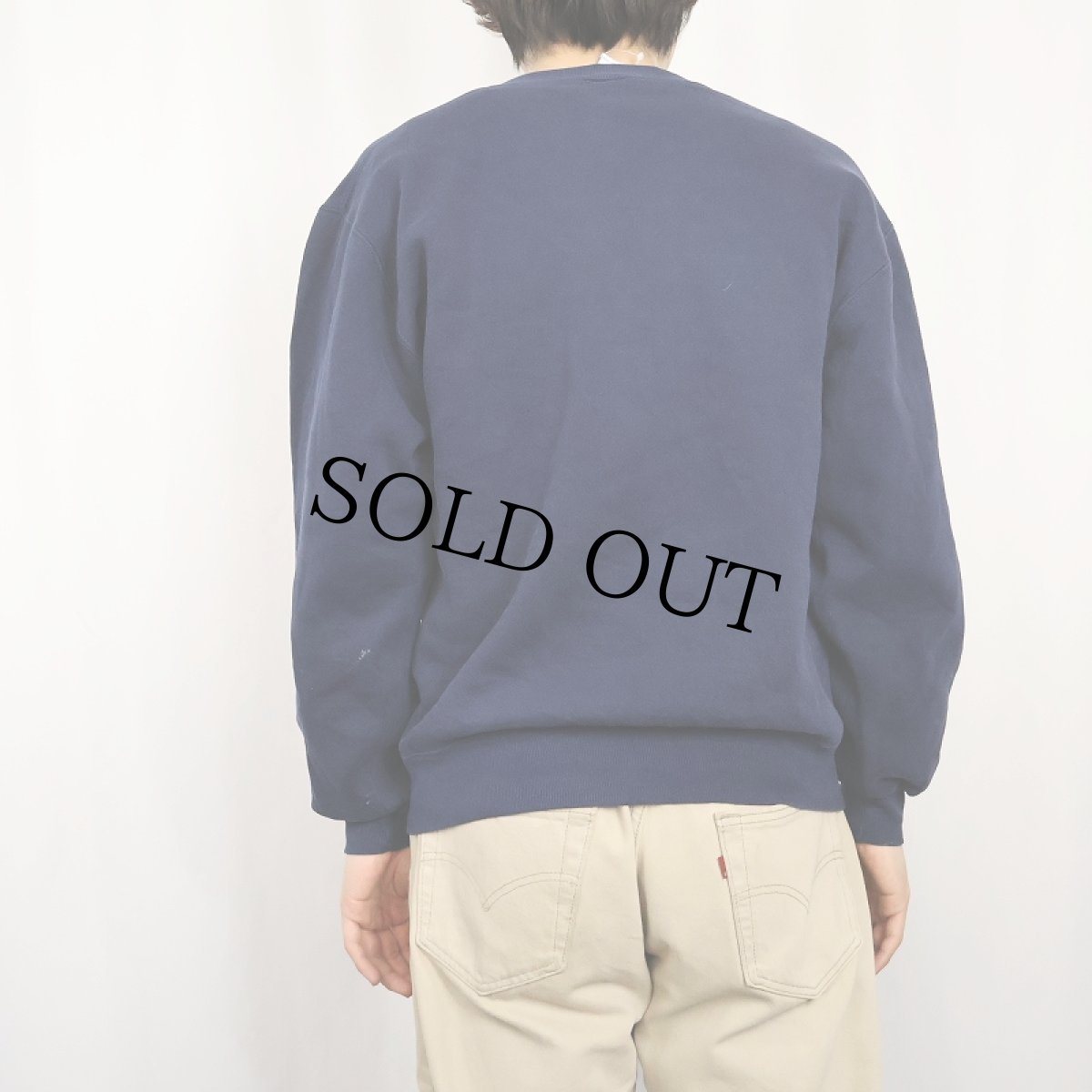 画像3: 90's RUSSELL ATHLETIC USA製 "TENNESSEE" 前V プリントスウェット M (3)