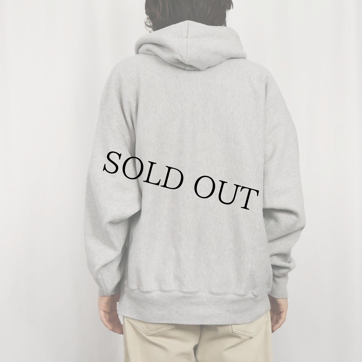 画像3: 2000's Champion REVERSE WEAVE "COGINCHAUG BASEBALL" プリントスウェットフーディー L (3)