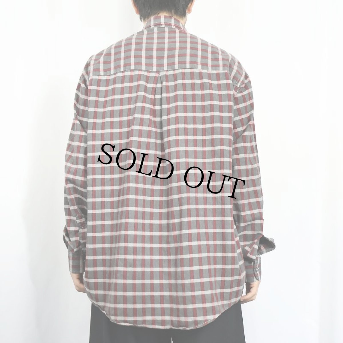 画像3: 〜90's Burberrys USA製 チェック柄 コットンシャツ L (3)