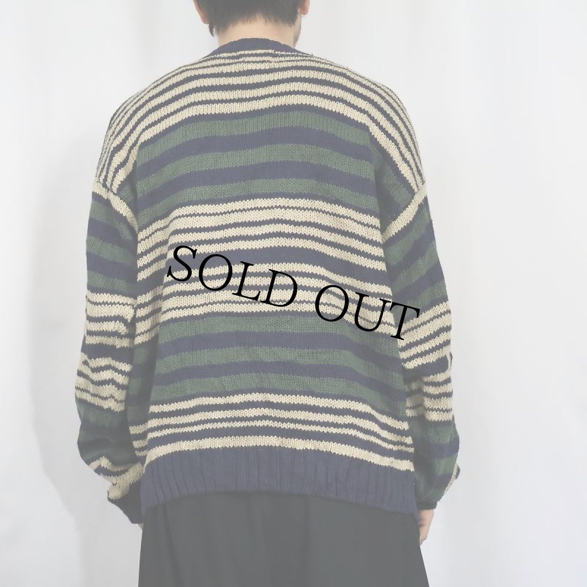 画像3: HIGH SIERRA ネイティブ柄 ラミー×コットンニットセーター L (3)