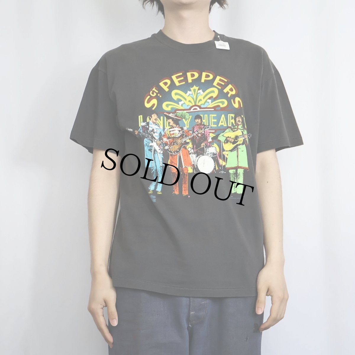 画像3: 1992 THE BEATLES "Sgt Pepper's Lonely Hearts Club Band" ロックバンドアルバムTシャツ (3)