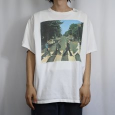 画像3: 2008 THE BEATLES "ABBEY ROAD" ロックバンドアルバムTシャツ XL (3)
