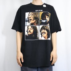 画像3: 2004 THE BEATLES "LET IT BE" ロックバンドTシャツ BLACK (3)