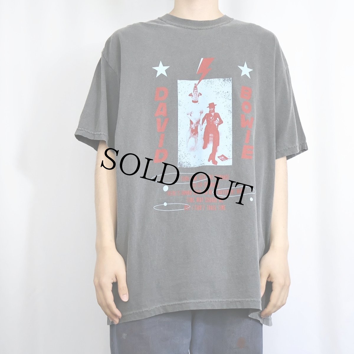 画像2: David Bowie ミュージシャンTシャツ L (2)