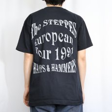 画像4: 1991 THE STEPPES "HARPS & HAMMERS" サイケデリックロックバンドTシャツ BLACK XL (4)