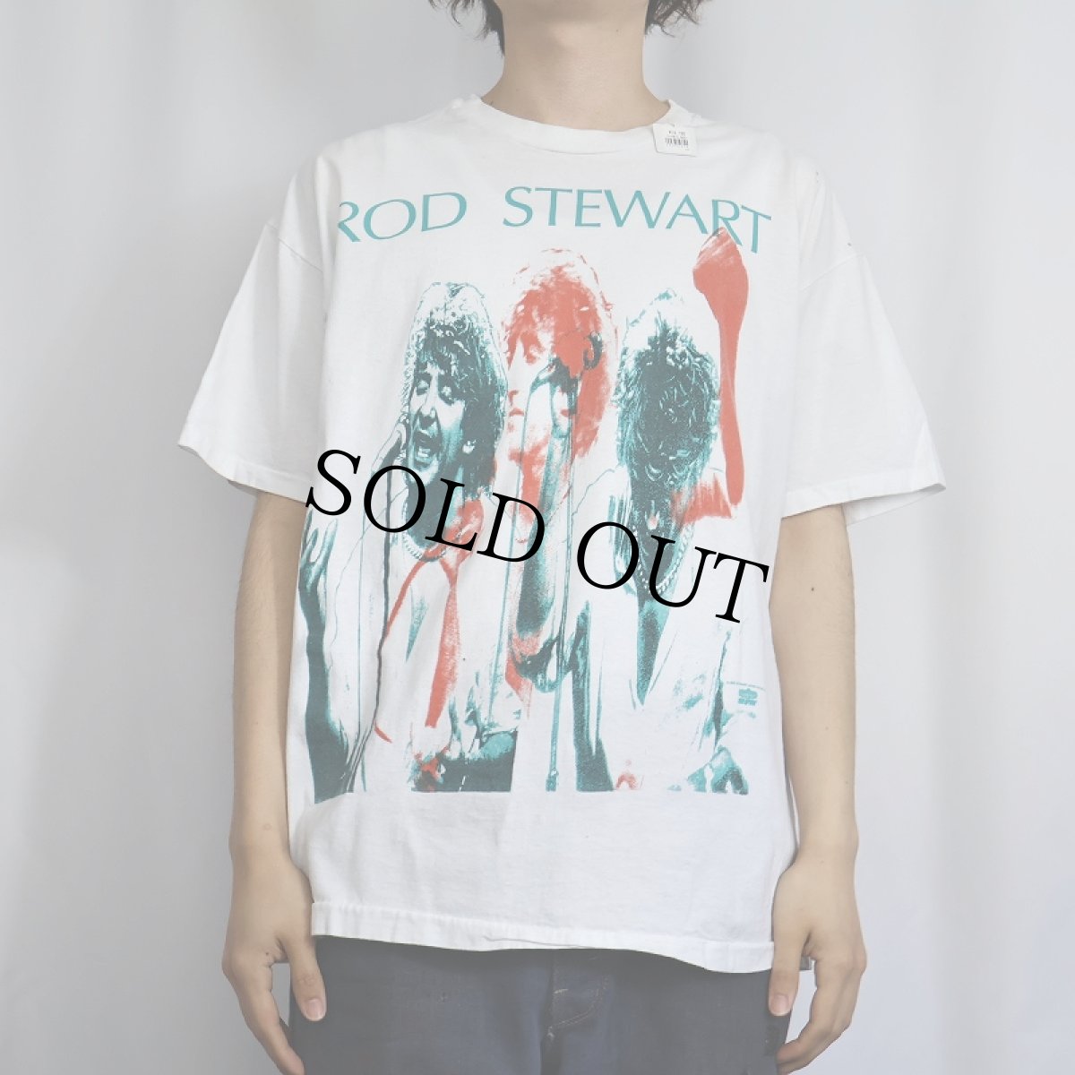 画像3: 1993 ROD STEWART USA製 ミュージシャンTシャツ XL (3)