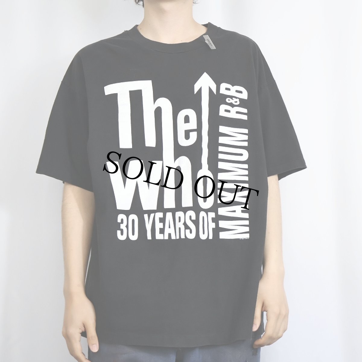 画像2: 1994 THE WHO USA製 "30 YEARS OF MAXIMUM R&B" ロックバンドアルバムTシャツ BLACK XL (2)