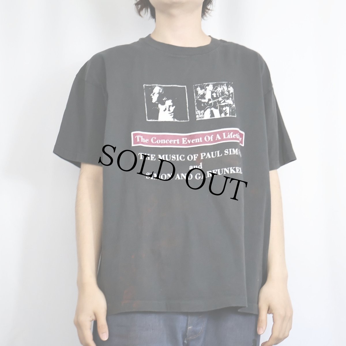 画像3: 1993 SIMON & GARFUNKEL USA製 "THE PARAMOUNT" フォークデュオコンサートTシャツ BLACK XL (3)