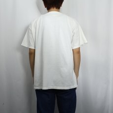 画像3: Edward Gorey USA製 "books.cats." 本×ねこプリントTシャツ L (3)