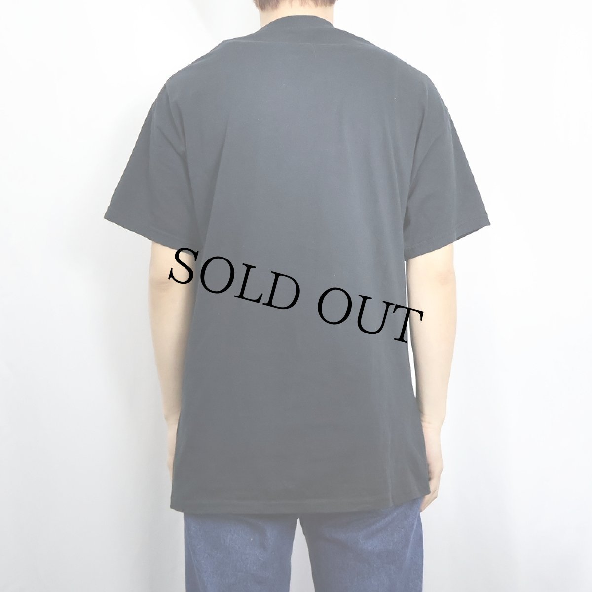 画像3: Steven Rhodes "PORTAL to the CAT DIMENSION" イラストプリントTシャツ BLACK L (3)