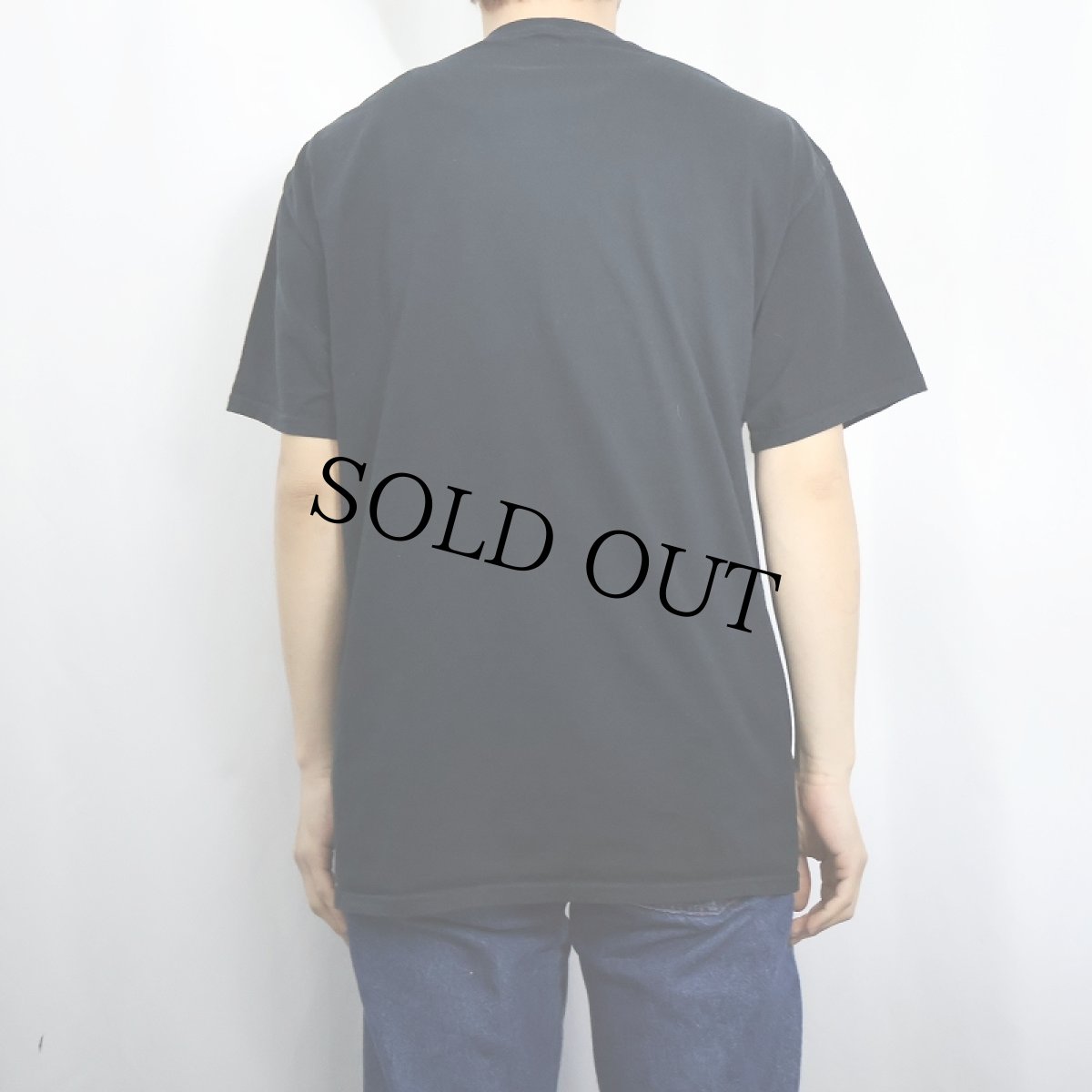 画像3: Steven Rhodes "My first Knife Fight" イラストプリントTシャツ BLACK L (3)