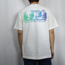 画像4: 90's かいじゅうたちのいるところ USA製 絵本プリントTシャツ L (4)
