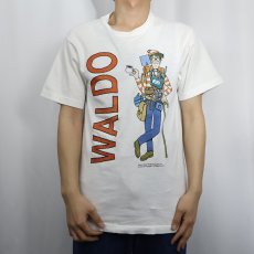 画像2: 90's WHERE'S WALDO? キャラクタープリントTシャツ M (2)