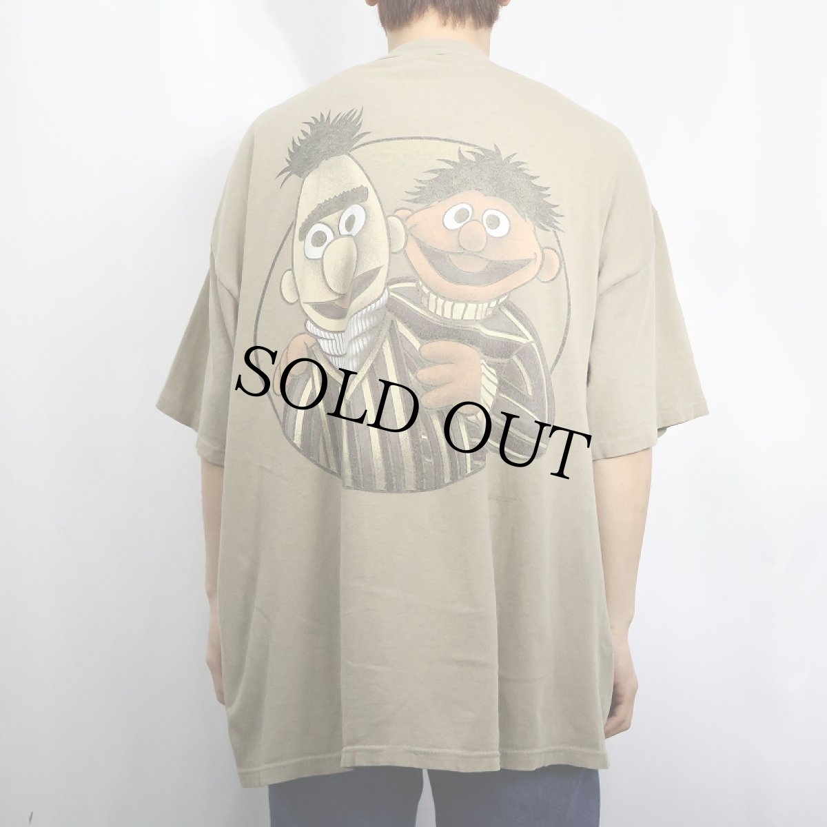 画像4: 90's USA製 BERT&ERNIE "Calvin Klein" パロディプリントTシャツ XL (4)