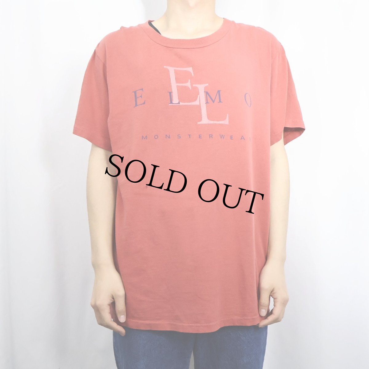 画像3: 90's USA製 ELMO "Calvin Klein" パロディプリントTシャツ L (3)