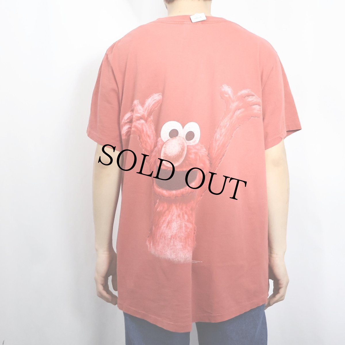 画像4: 90's USA製 ELMO "Calvin Klein" パロディプリントTシャツ L (4)