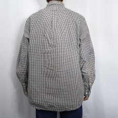 画像3: Ralph Lauren "CUSTOM FIT" ギンガムチェック柄 コットンボタンダウンシャツ SIZE17 (3)