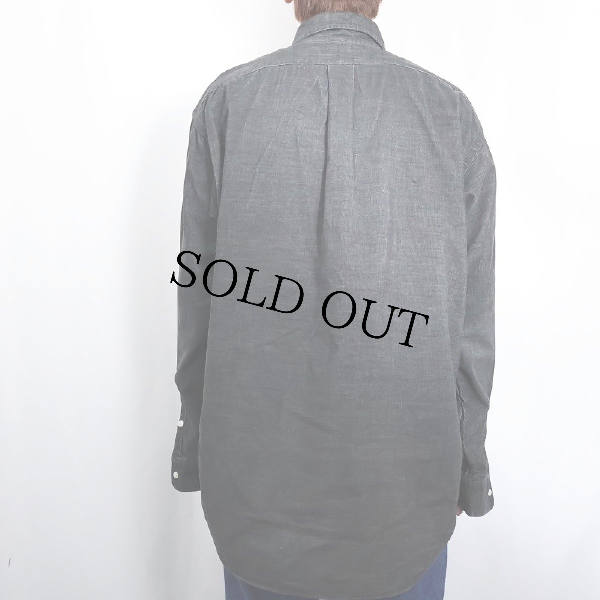 画像3: Ralph Lauren "BLAKE" コーデュロイボタンダウンシャツ L (3)