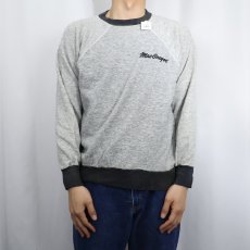 画像2: 〜80's "MacGregor" 2トーン プリントラグランスウェット (2)