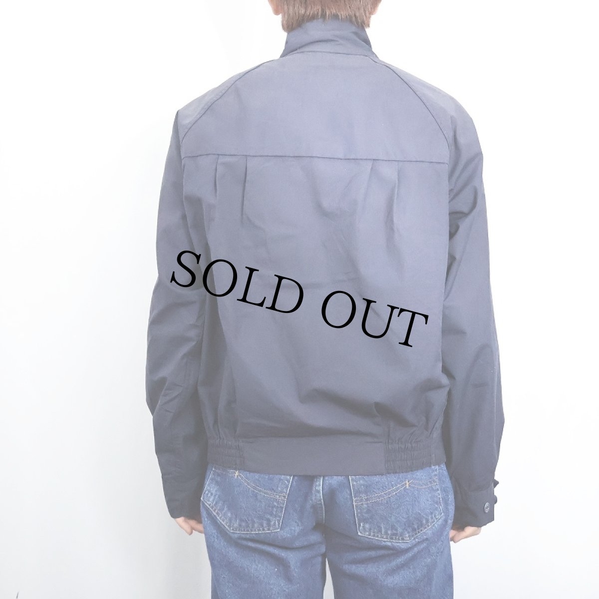 画像3: 60〜70's PETERS ポリコットン スイングトップ NAVY SIZE40 (3)