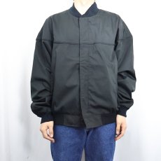 画像2: 90's Windbreaker ダービージャケット BLACK XXL (2)