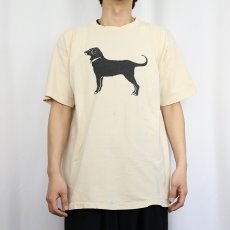 画像3: 90's The Black Dog USA製 犬プリントTシャツ XL (3)