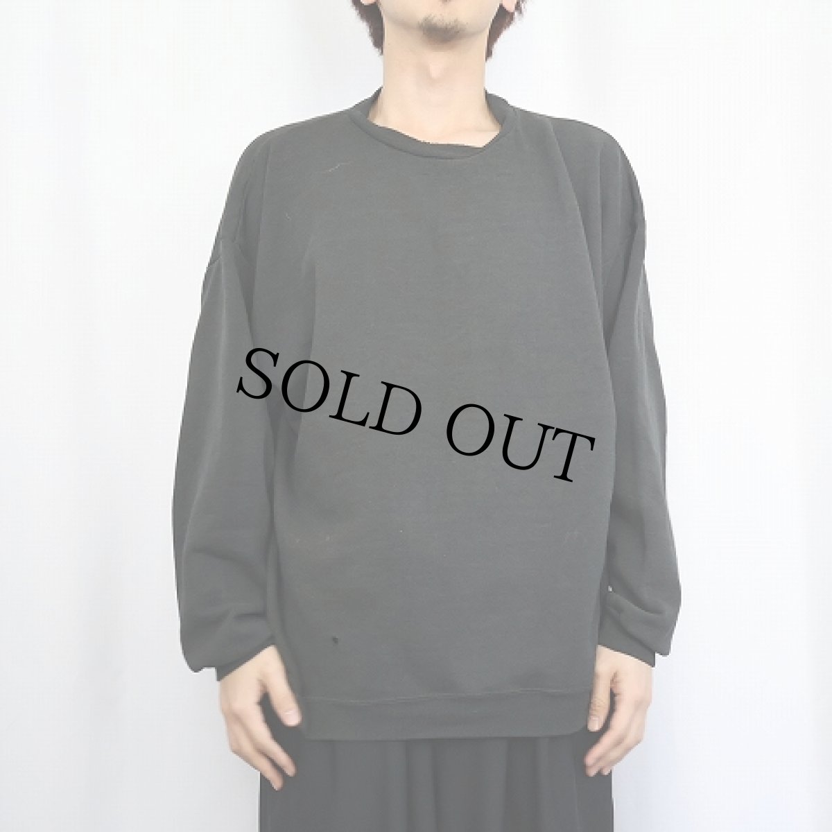 画像2: 90's Hanes USA製 無地スウェット XL (2)